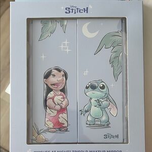 Disney Lilo & Stitch Blue Trifold Mirror